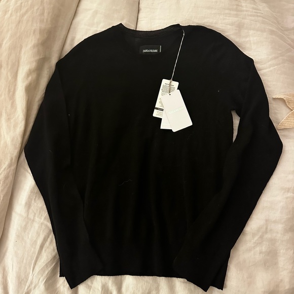 NWT Zadig & Voltaire Wool Stud Embellished Skull Sweater Size Small - Picture 6 of 10